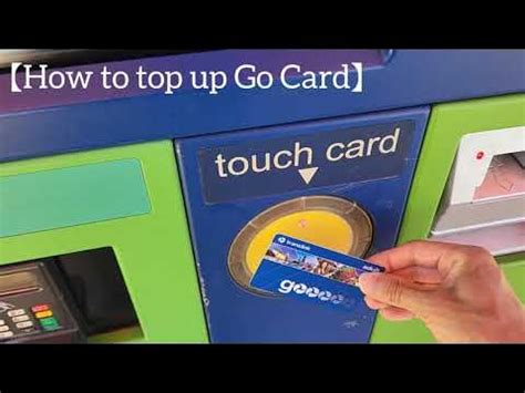 topping up go card online